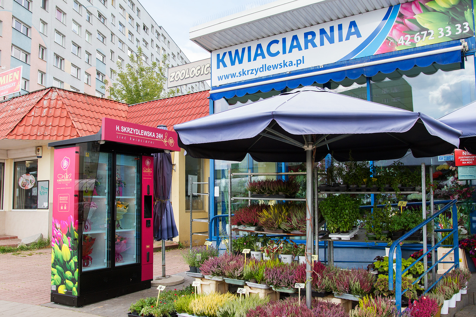 Kwiatomat Łódź Bartoka