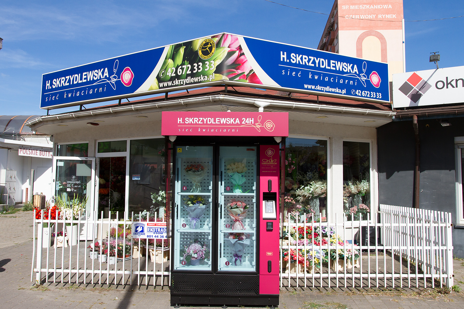 Kwiatomat Łódź Broniewskiego
